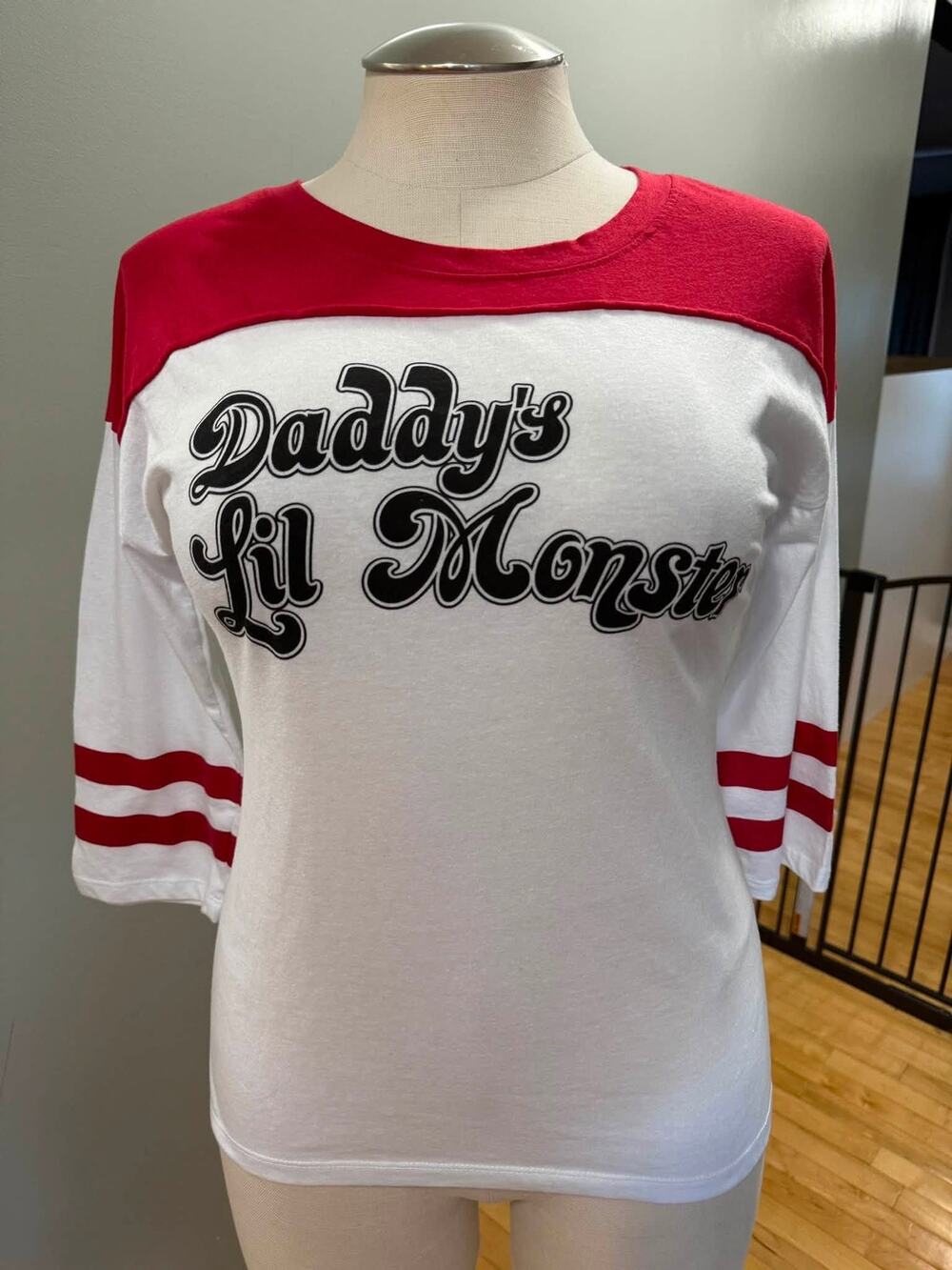 Hot Topic Juniors Plus 2X Suicide Squad Harley Quinn Daddy’s Lil Monster T Shirt